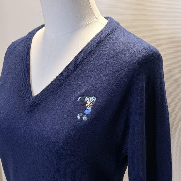Lady Pickering Sweaters - Vintage Lady Pickering Sweater Womens Medium V-Neck Golf Embroidered Made USA